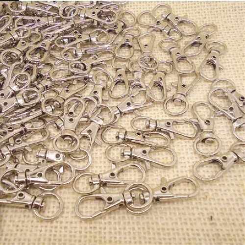 极速5pcsset Durable Metal Carabiner Clip Style Spring Key