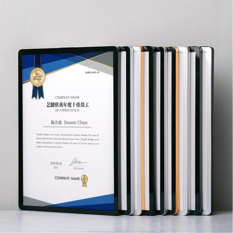 亚克力电梯内广告牌展示牌挂墙上磁吸贴墙面宣传展板a3墙壁海报框