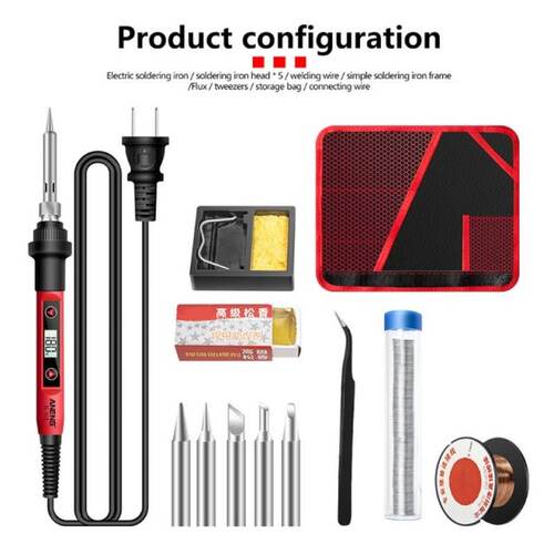极速12 Pcs EU/US SL102 Soldering Iron 60 W Adjustable Temper