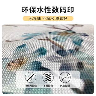 半门帘隔断帘免打孔家用u卧室隐私帘布遮挡厕所客厅卫生间挂帘