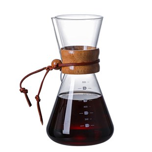 咖啡杯简u约透明玻璃咖啡馆家用咖啡杯 木片手冲咖啡壶 现货供应