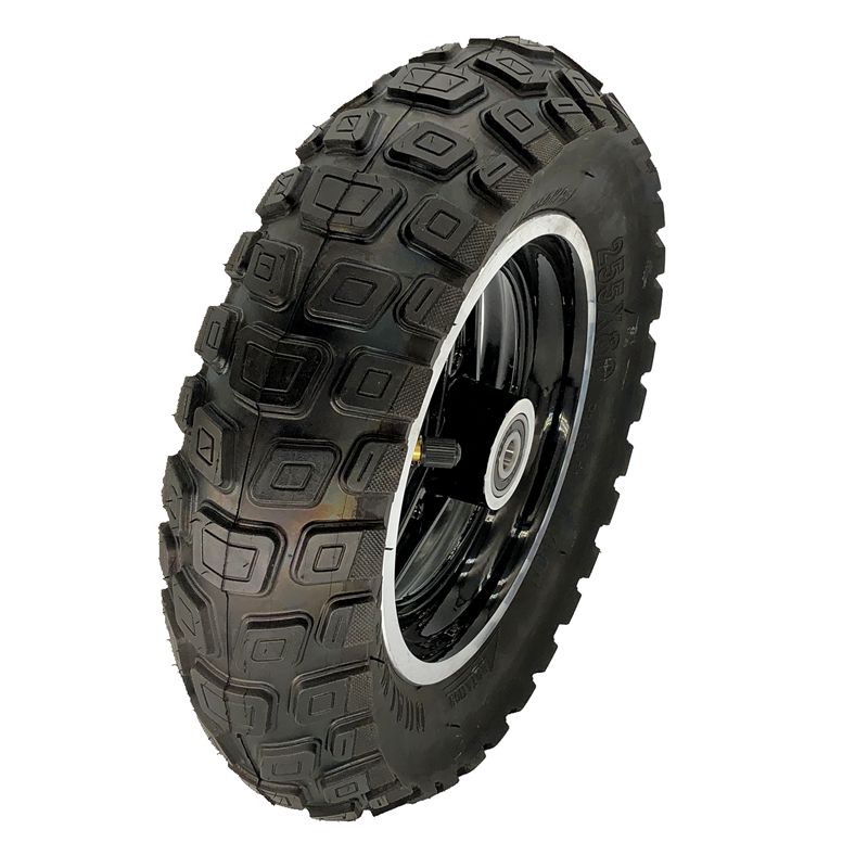 电动滑板车外胎1h0寸轮胎255x80内胎外胎免充气轮胎10x3.0实心轮