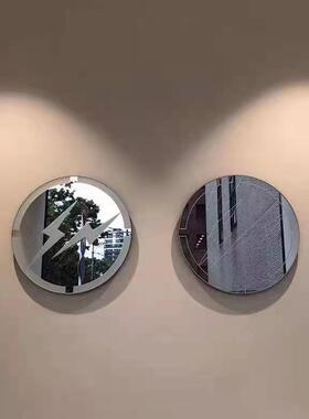 现货藤原浩 福冈开业限定镜子 闪电镜子背景墙创意挂镜壁挂玄关镜