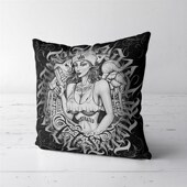 奇卡诺花体字hiphop 定制西海岸old school美元 嘻哈匪帮硬核抱枕