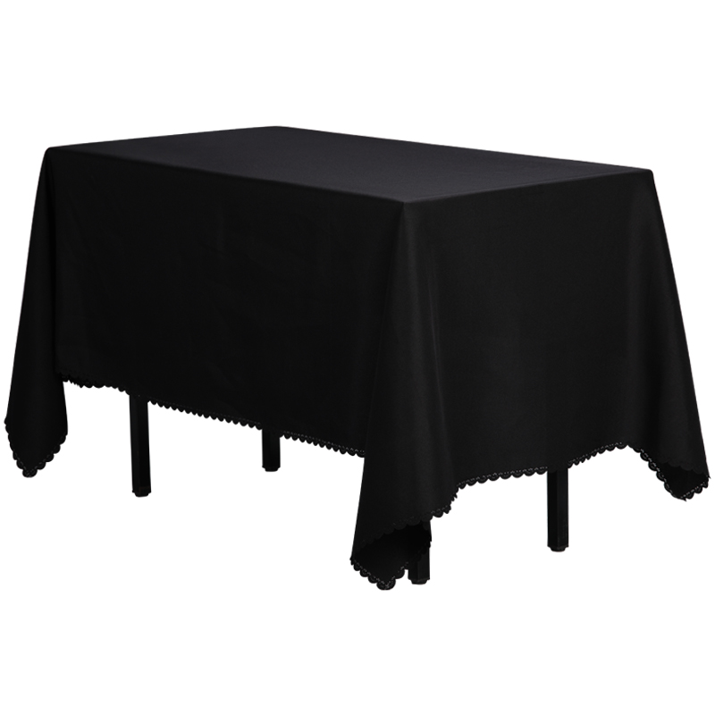 黑色金丝绒布桌布活动展示桌布黑色台布桌布桌套【2X种黑布供选】