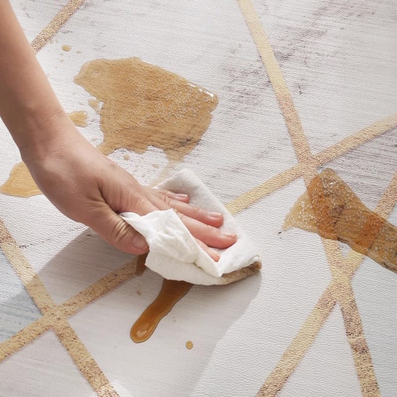 皮革pvc客厅地毯满铺免洗纯色B卧室儿童阅读区地板垫防水爬行地垫