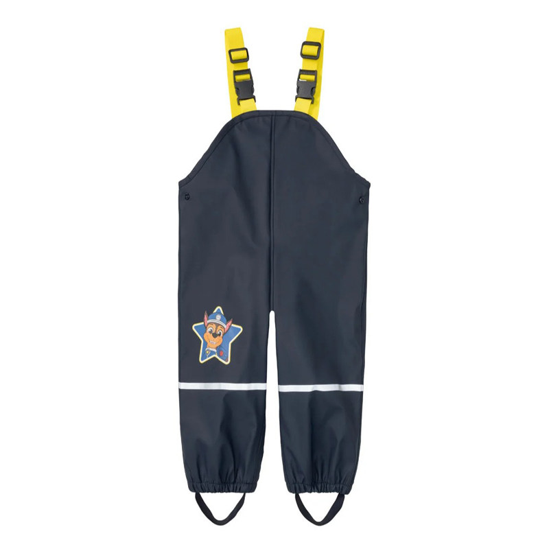 儿童防水裤男女童宝宝连身雨裤幼儿园小孩加绒卡通沙滩裤玩钓鱼裤