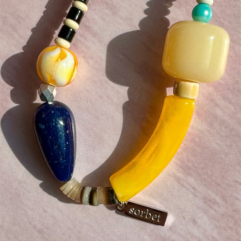 SoftServe柔软供应《金银糖果》G串珠手机链挂饰手机挂绳相机便携