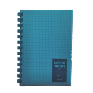 维克多利16K网格本活页软胶圈笔记本不硌手方格本Y设计用本子