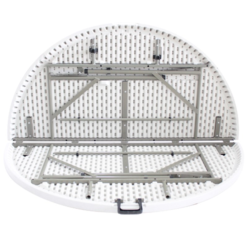 折叠圆桌家用简易大圆桌面可折叠餐桌子饭桌U户外简约餐桌椅