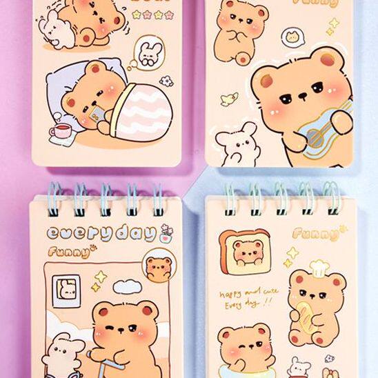 a7口袋小本子迷你随身超小携带卡通可爱ins高颜值线圈100k小本