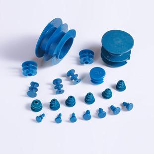 管塞头帽塑料钢管堵头GS圆形保护塞闷头蓝色管堵管子三层圆管内塞