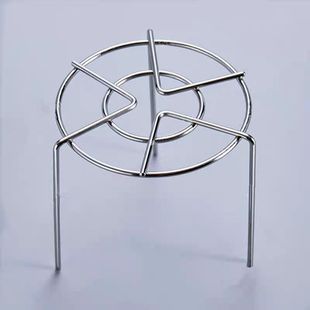 304不锈钢蒸架隔水电饭煲压力锅里放高脚蒸菜架中式圆形小蒸笼架