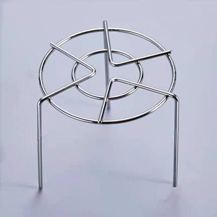 304不锈钢蒸架隔水电饭煲压力锅里放高脚蒸菜架中式圆形小蒸笼架