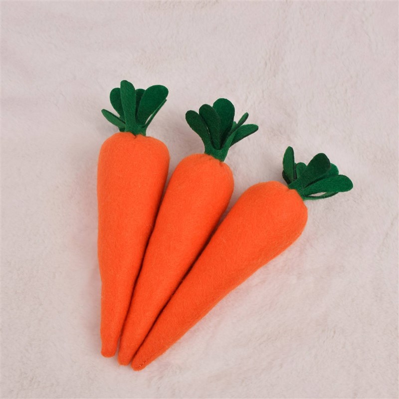 网红12Pcs Easter Foam Carrot Ornaments Easter for Home Kitc