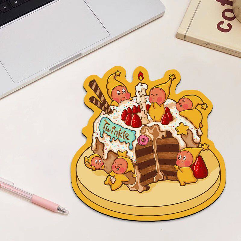 卡通星星人异形鼠标垫腕垫书桌垫