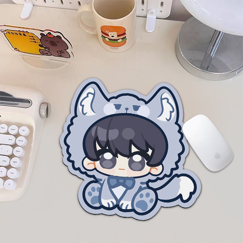 吴邪张起灵盗墓笔记卡通Q版鼠标垫小号高颜值耐磨桌垫通用防滑垫