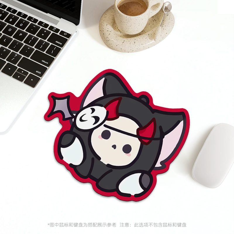 蛋仔可爱鼠标垫异形便携布面软垫家用宿舍游戏滑鼠女生吸水杯垫子