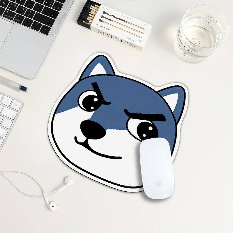 可爱哈士奇狗头表情包鼠标垫搞笑卡通上班族笔记本电脑防滑桌垫小,居家布艺,办公桌垫,淘宝优惠券,粉丝福利购,淘宝优惠卷