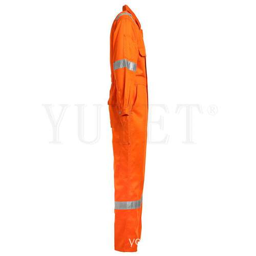 厂家直销纯棉阻燃防护服连体防火服静电保护连体防护衣
