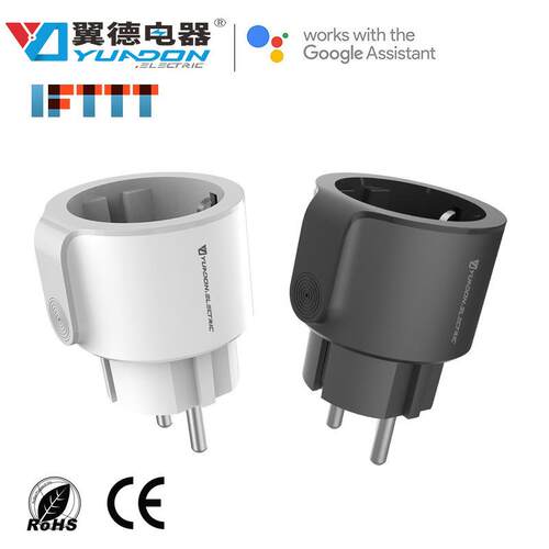 欧标欧规wifi智能插座Alexa无线远程遥控语音控制欧式wifi插