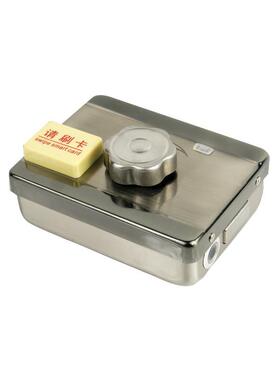 门禁静音刷卡电控锁12v家用出租房智能刷卡ID卡遥控灵动锁电机锁