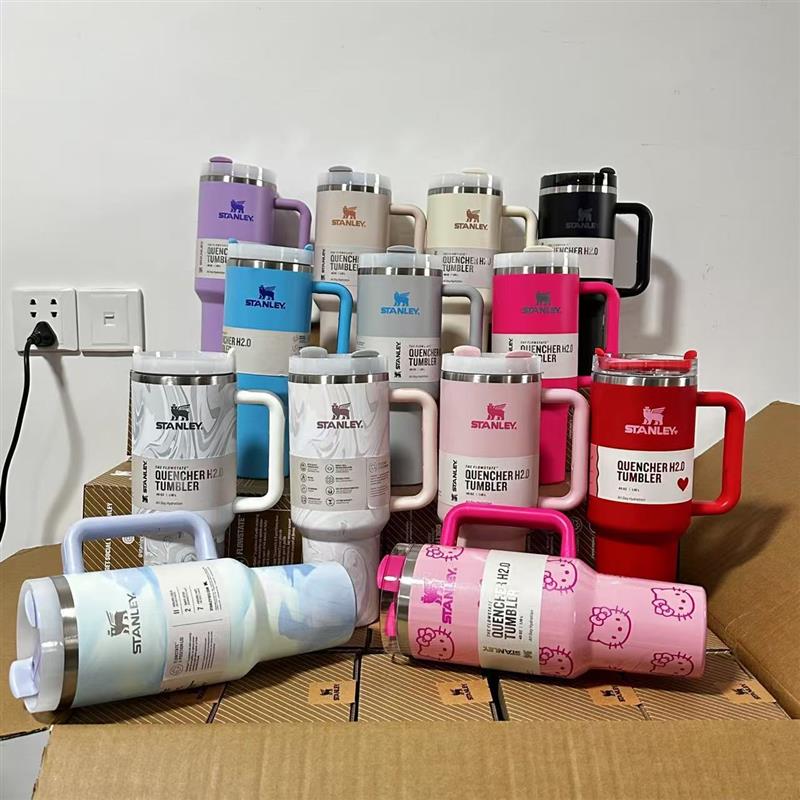 ebay 爆款史丹利大量现货stanley2代3代40OZ不锈钢手柄车载保温杯
