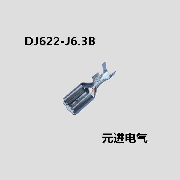DJ622-J6.3B 6.3 带锁 250 带锁插簧 0.3 0.35 可选