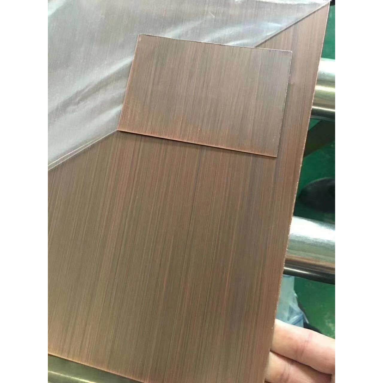 不锈20104手工拉丝红古铜板米色油仿古厂家直铜钢销镀铜9565纳装