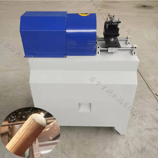 sharpening Wood machine 圆木棒端头削尖机 木工锹把杆倒圆机