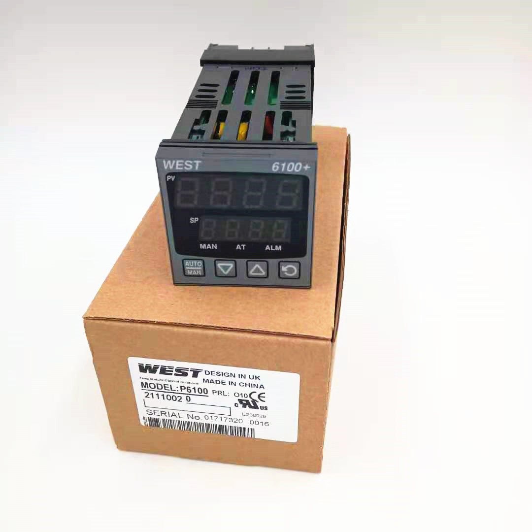 现货20个英国WEST6100+过程控制器温控表P61002111002原装