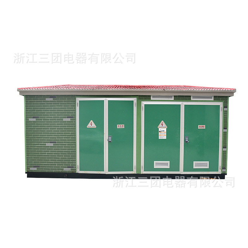 YB6美式箱变一体式变电站路灯变电站小区美式变电站质量保障三团