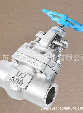 F304L锻钢截止阀承插焊接STL司太立F11F22LF2J61Y120P160F31600LB