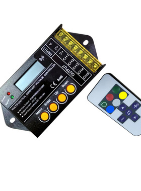 DC12-24VLED显示多功能恒压控制器单色双色温调光5路开关调光器