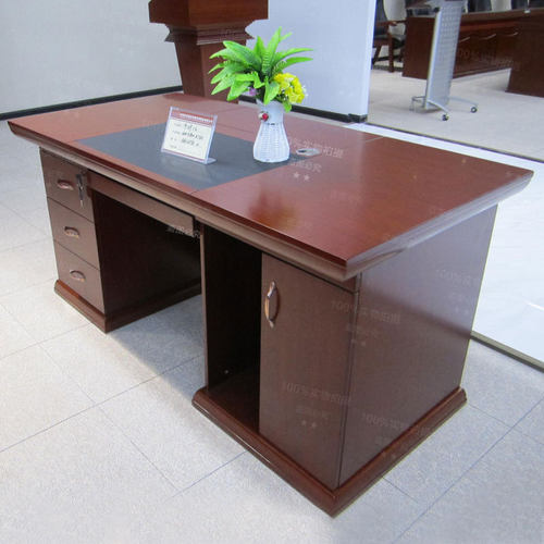 电脑桌双人油漆1.6米职员财务写字台中班台双面拼接主管办公桌椅