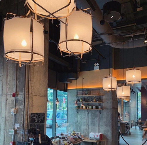 中式仿古火锅店射灯吊灯