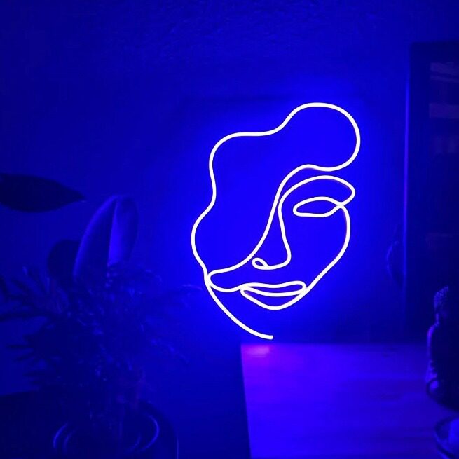LED霓虹灯标志夜灯用于墙面派对装饰卧室房间酒吧婚礼家庭生日艺