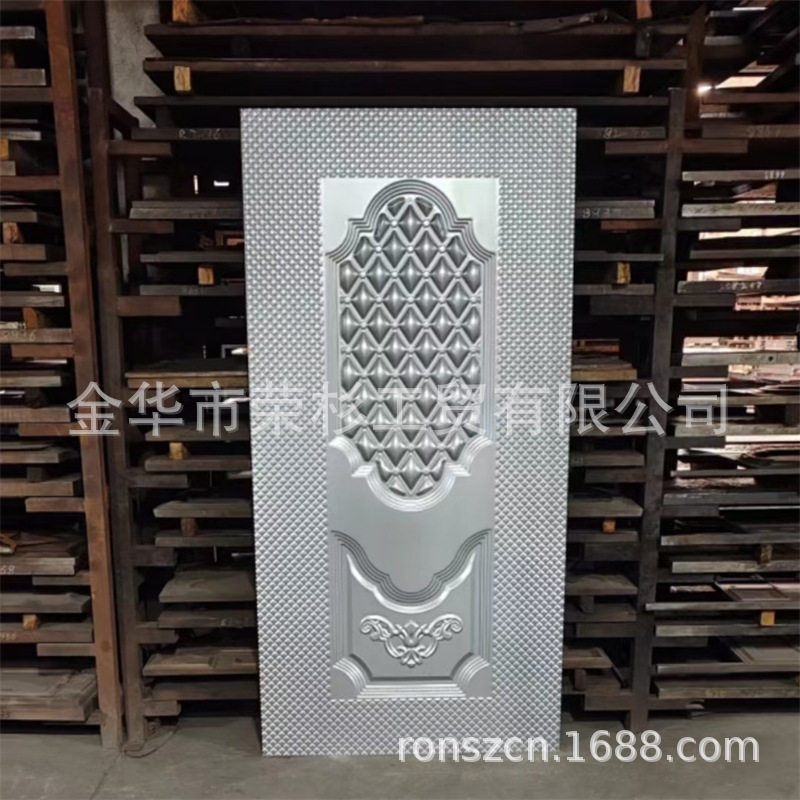 厂家直供压花门板门面防盗门门皮压花板冷轧板镀锌板外贸畅销