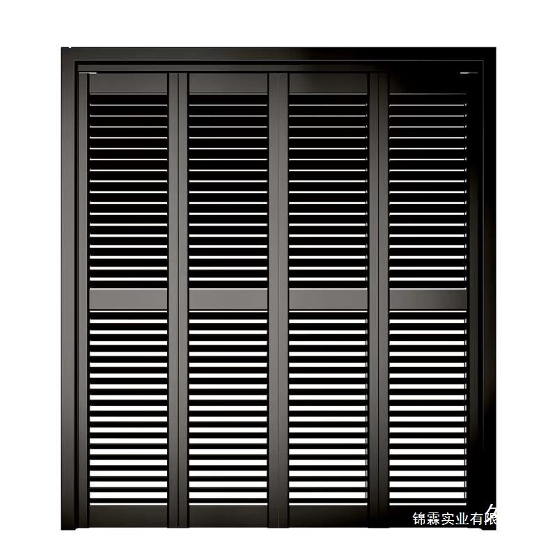 百叶门窗衣柜门双开门实木门客厅书房卧室平开折叠门推拉门隔断门