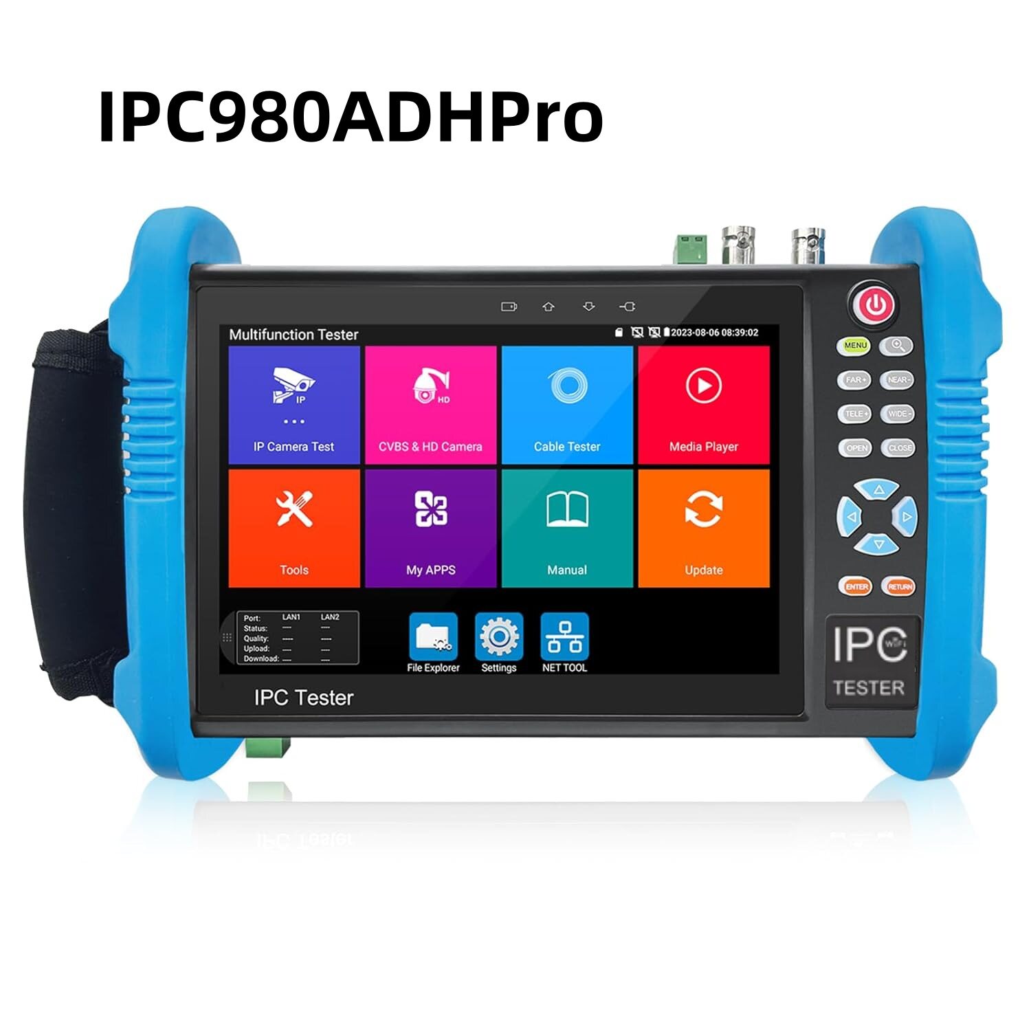 8K工程宝IPC9800ADHPro网路通网络模拟同轴高清测试CVI/TVI/AHD