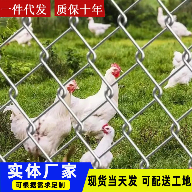 勾花网镀锌铁丝网围栏网热镀锌钢丝网养殖牛栏网圈地防护栅栏订置