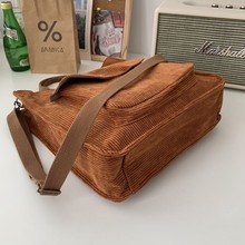 网红Corduroy Bag for Women 2021 Shopper Bag Designer Handbag