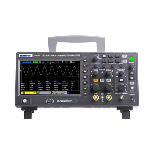 好货汉泰数字存储示波器DSO2C10/2D10 台式双通道100M带宽信号发
