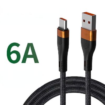 好货66W 6A Charger Cable Fast USB Type C Charging Data Cord