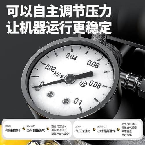 好货空压机打气泵小型220v大功率无油静音充气高压木工喷漆空气压