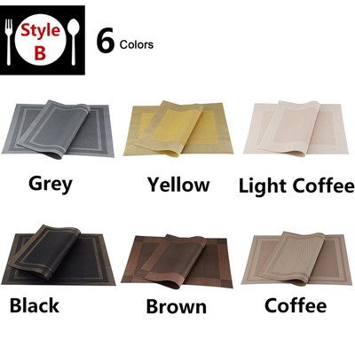 ce Mats Set Cup Coaster Plastic Napkins for Kitchen and Home