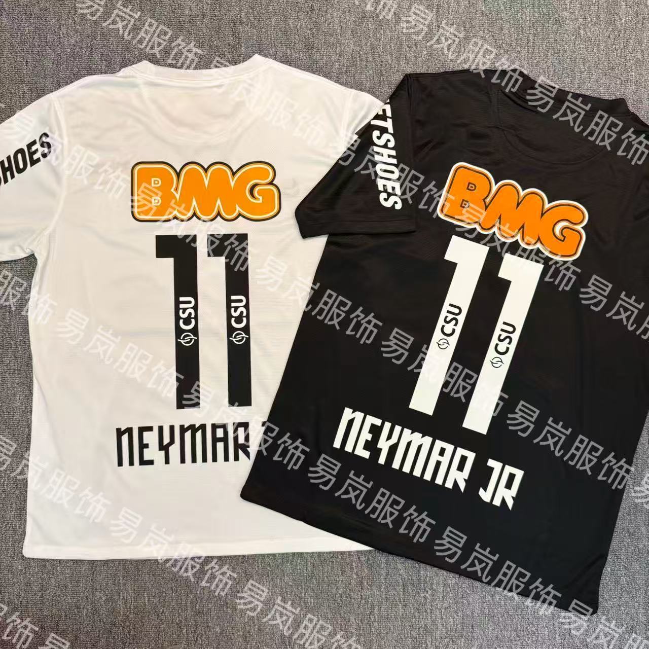 复古12-13巴西桑托斯球衣主客场二客11号内马尔纪念款球衣