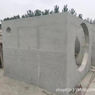 水泥预制检查井组装时二次加工工序较少施工安全用时短