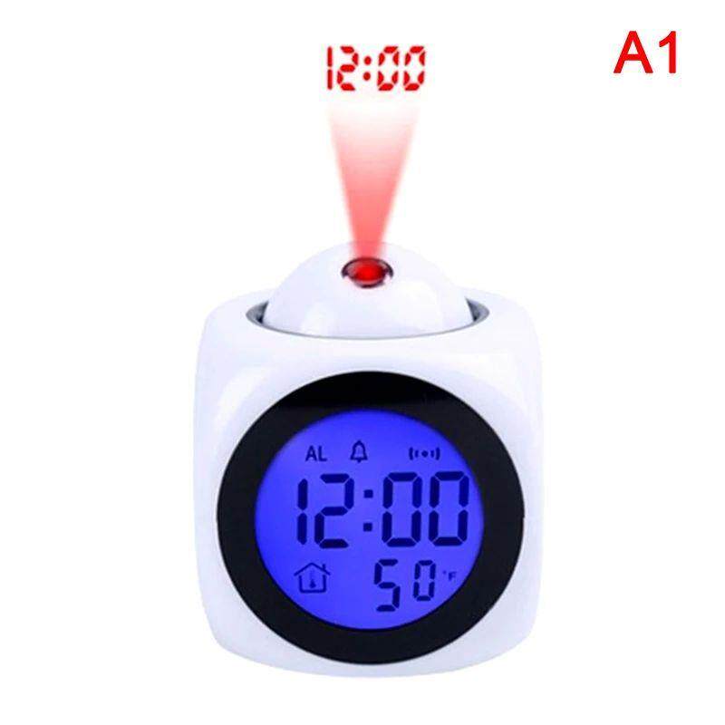 창의적인 LCD 디지털 프로젝션 레이저 알람 시계 디스플레이 VO