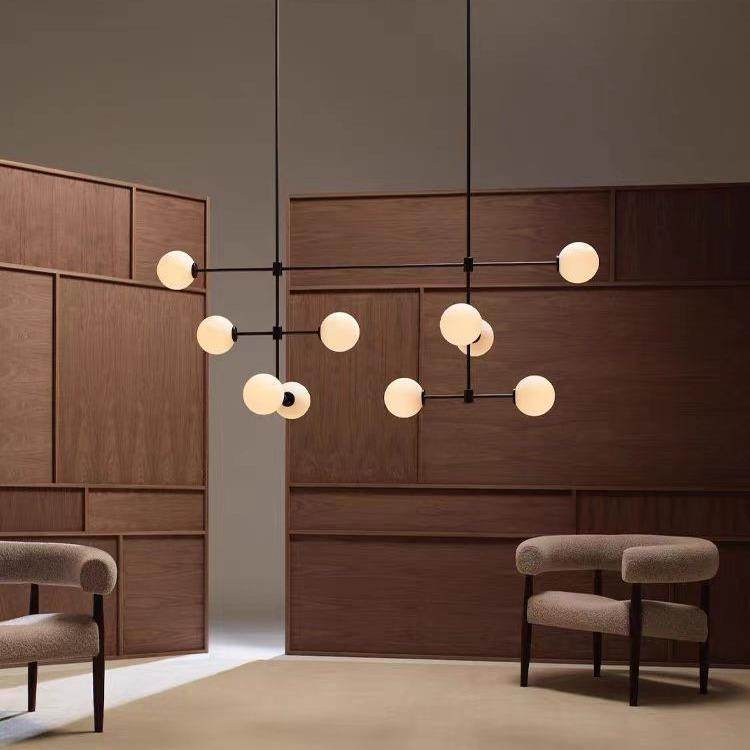 北欧现代简约单头卧室床头玻璃吊灯铁艺客厅餐厅书房吧台咖啡厅灯,家装灯饰光源,智能吊灯,淘宝优惠券,粉丝福利购,淘宝优惠卷